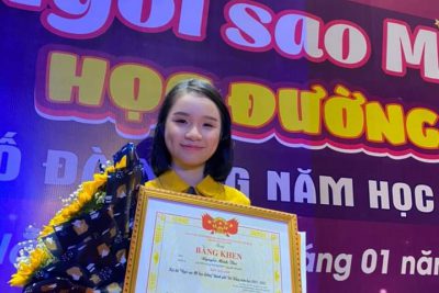 LIÊN ĐỘI TRƯỞNG XUẤT SẮC VÀ TÀI NĂNG – NGUYỄN MINH THƯ – LỚP 8/5